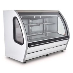 VITRINA EXHIBIDORA VIDRIO PLANO BLANCA DRD5-B