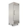 REFRIGERADOR VERTICAL PUERTA SÓLIDA 23 PIES ACERO INOXIDABLE  RVSA-23UI